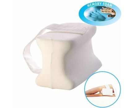 Orthopedic Memory Foam Knee Pillow with Adjustable Strap