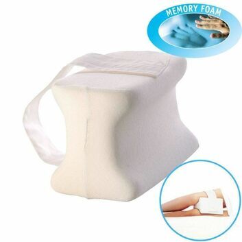 Orthopedic Memory Foam Knee Pillow with Adjustable Strap